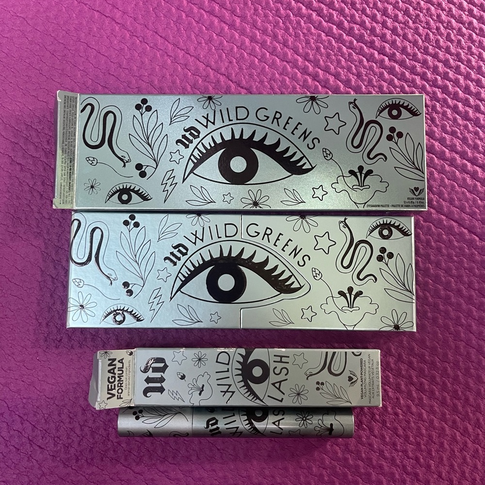 URBAN DECAY WILD GREENS PALETTE & MASCARA